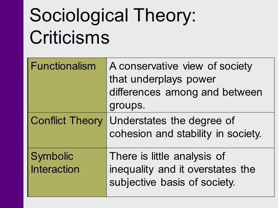 Sociological perspectives and theories essay